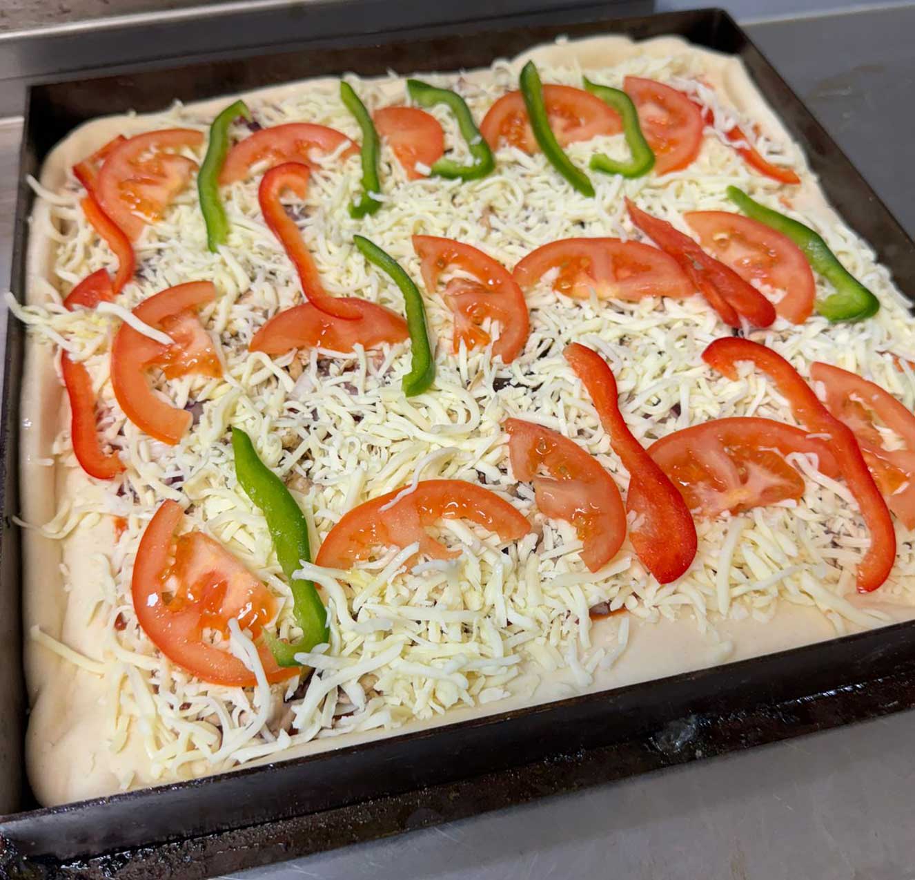 Pizza baking